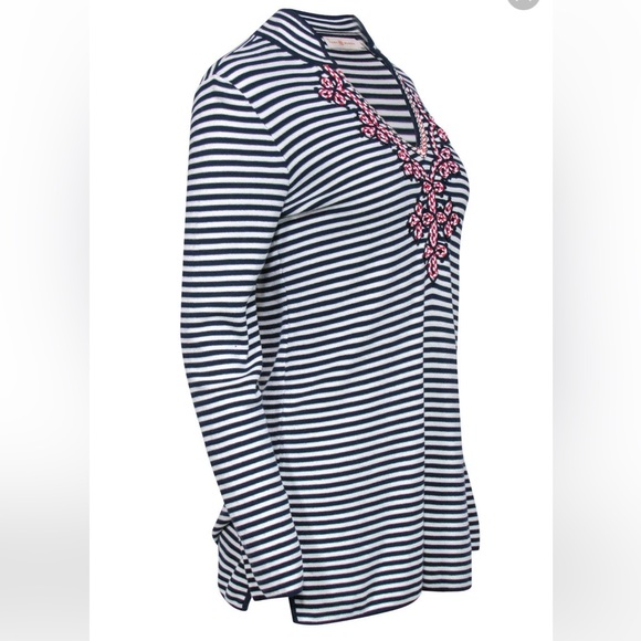 COPY - Tory Burch Striped Blouse - Picture 3 of 6